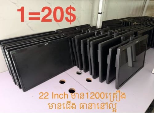 Monitor 22 inch ធានានៅល្អ​មាន1200គ្រឿង