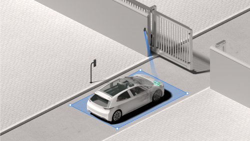Sliding Gate Opener with LPR Camera (No Remote Needed)ម៉ូទ័របិទបើកទ្វាររបងដោយ (ស្កេនស្លាកលេខឡាន)