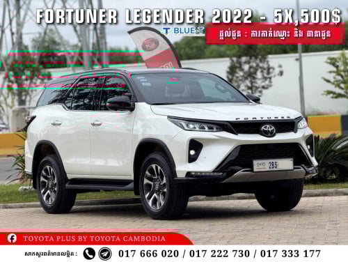 TOYOTA FORTUNER LEGENDER 2022