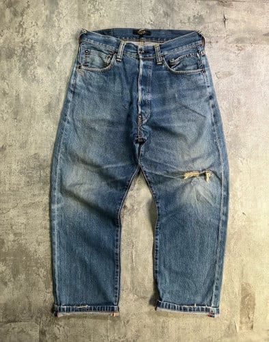 Vintage hi panda selvaged jeans