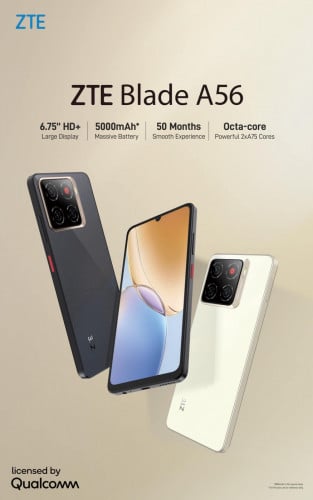 ZTE blade A56 brand new , warranty 1 year