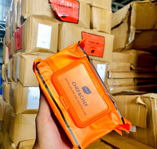 ក្រដាស់សើម Cotton Wipes