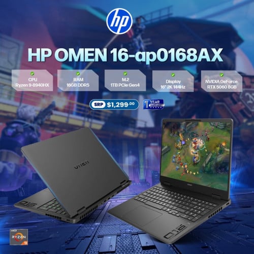 ធ្វើការក៏ខ្លាំង លេងហ្គេមក៏អេម ជាមួយ HP OMEN 16! 💻🔥