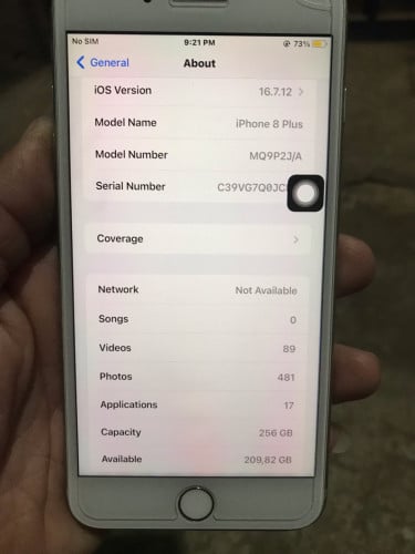 លក់ Iphone 8 plus 85$ដាច់ មានស្គេន