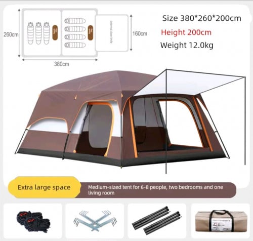 Big tent for 6 to 8 people, តង់ធំសំរាប់ 6 ទៅ 8 នាក់