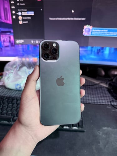 iPhone 12 ProMax 128G សានុំសុីនដានតិច325$