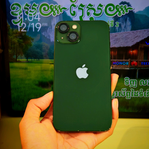 iPhone 13 ថ្ម91%/128G សំណុំស៊ីន (វ៉ៃដូរបាន)មានធានាច្បាស់លាស់ត្រឹមត្រូវ