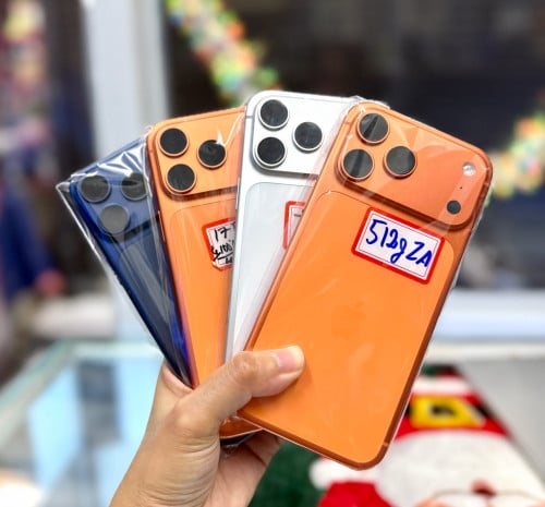 Iphone 17 Pro Max ទំហំផ្ទុក (512G) តួស្អាត 999.999% Model ZA