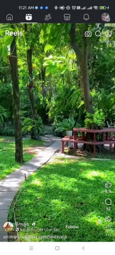 ដីលក់ជាប់អូរចំហៀងនិងក្រោយ ចំងាយ2kmដល់ទឹកធ្លាក់ជ្រាវ