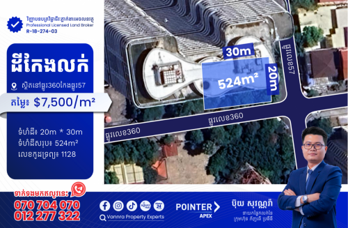 ដីកែងលក់នៅបឹងកេងកង