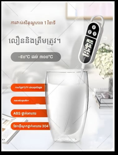 ទែម៉ូម៉ែត្រ ឧបករណ៍វាស់អេឡិចត្រូនិចប្រភេទស៊ើបអង្កេត សម្រាប់វាស់សីតុណ្ហភាពទឹក