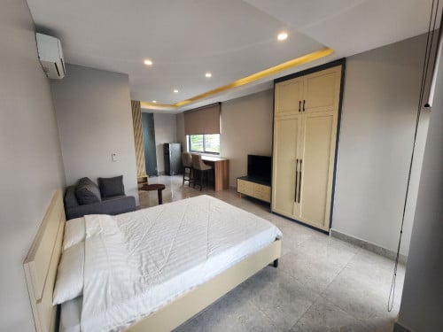 🍀Brand new Studio room for rent At Tonle Bassac Phnom Penh