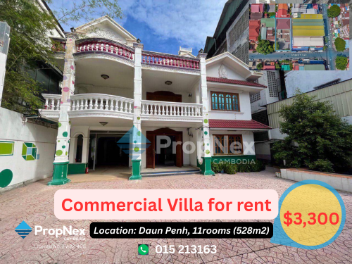 🏡 វីឡាសម្រាប់ជួល – សង្កាត់ចតុមុខ | Daun Penh
