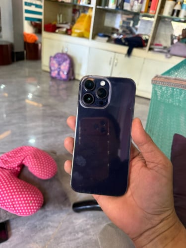 I phone 14 pro max 256G ស្អាត99% lock sim LL