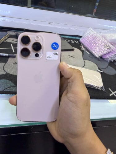 Iphone16pro 128G X/A battery 94% ស្អាត 99.99%