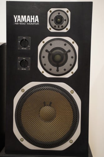 Legendary Yamaha NS1000M beryllium tweeter/mid range