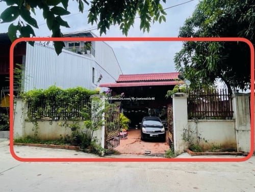 ដីផ្ទះលក់នៅជ្រោយចង្វារ ជិតផ្សារដើមស្រល់