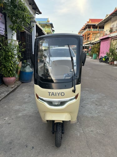 ម៉ូតូកង់3 អគ្គិសនីថ្មី 95% brand TAIYO