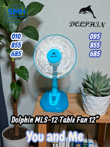 កង្ហារលើតុ Dolphin MLS-12 Table Fan 12"