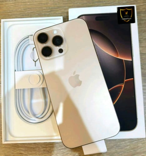 16 Pro Max ស្អាតដូចថ្មី99% ថ្ម100 នៅធានា4ខែ XA 256GB Fullset មានប្រអប់