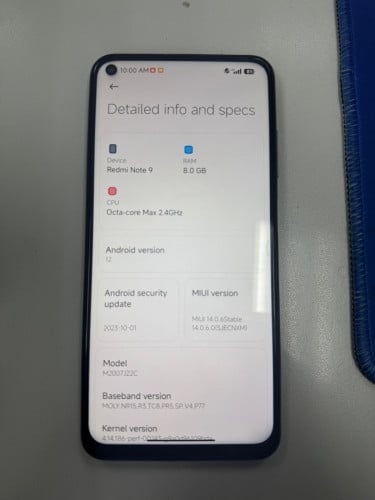 Redmi Note 9 5G - 8G/128G/Dimencity800U/ game smooth