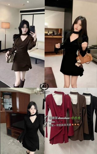 រ៉ូបសាច់ស្អាតមានស្តុក Free size