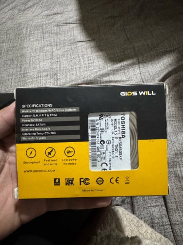 500GB Laptop HDD Toshiba