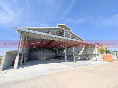 925 Sqm Warehouse For Lease Along Sub-Concrete Road In Sen Sok Area