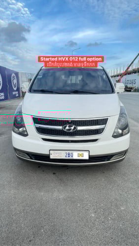 Car for sale starex HVX full option បើកតំបូល២តង់ មានទូទឹកកក ក្នុងលឿង គុជហើយ មានcamera 360