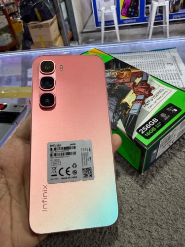 Infinix Hot60Pro Ram8G Memory256G 99% ក្រុមហ៊ុនសុីមពីរ មានឆ្នាំងសាក