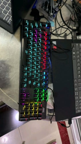 Mechanical keyboard AOC, light per key