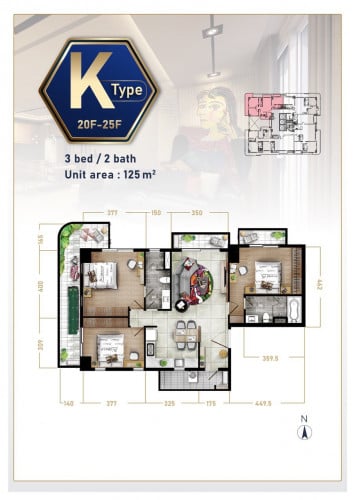 Picaso 3 bedrooms for sale