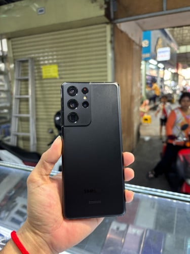Samsung S21Utra 128G Ram12G Sim2 ជាំអេក្រង់តិច Camrea ច្បាស់