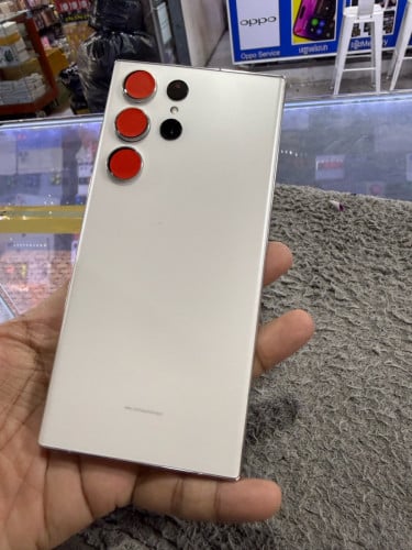 Samsung S23ultra 5G Memory256G ក្រុមហ៊ុនសុីមពីរ មានឆ្នាំងសាក