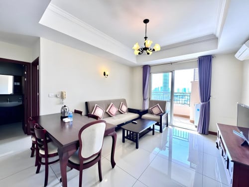 𝐅𝐨𝐫 𝐑𝐞𝐧𝐭: 1-Bedroom Apartment – Bali 3, 📍Chroy Changva