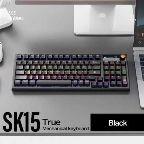 - Keyboard Mechanical USB-C RGB SMAILWOLF SK15 អីវ៉ាន់មាននៅក្នុងស្តុកស្រាប់បងៗអាចធ្វើការកម្ម៉ង់បាន📩