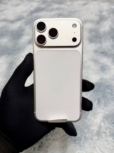 📱iPhone 17 Pro Max ថ្មី Color White 🤍 256G lock sim ប្រើបានសុីម2សេវាដើរស្មូតល្អគ្រប់ប្រពន្ធ័