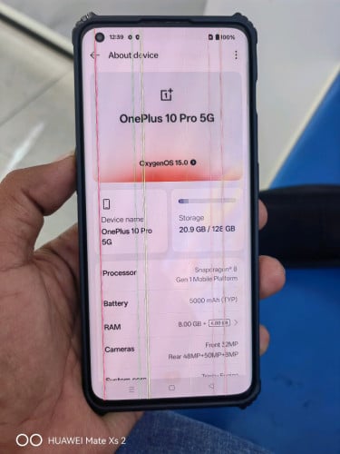 1+10 pro 5G sim2.ram8G / 128G