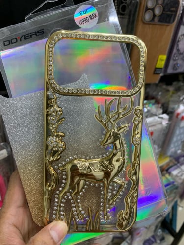 Case diamond nice design 2in1 for iPhone 17 Pro max