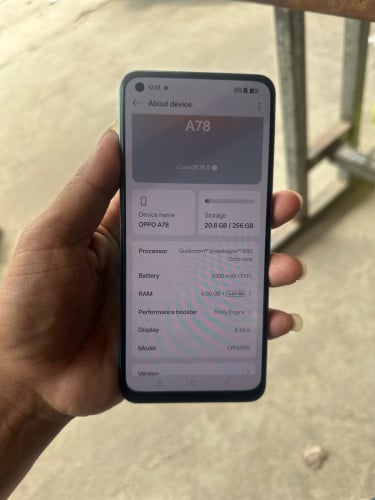 Oppo a78 សុំណុំសុីន  ល្មប្រេី