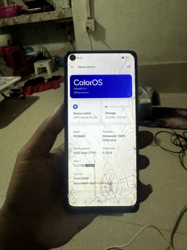 Oppo Reno5pro -5G Ram12g -256gតម្លៃ 38$ ភ្នំពេញ