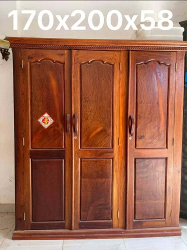 🪟ទូ ខោអាវ ឈើធ្នង់ ខ្នាតបាន 170x200x58 លក់ខាតបងៗ