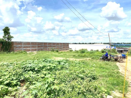 • ដីលក់នៅជាប់ដងទន្លេមេគង្គ Land For Sale Along Mekong Riverbank !!!