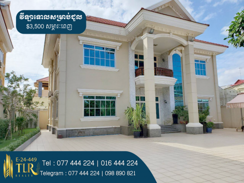 វីឡាទោលសម្រាប់ជួល | Single Villa for Rent