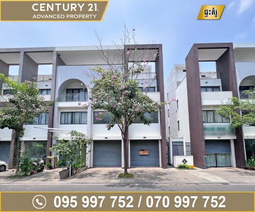 🏠 ផ្ទះអាជីវកម្ម ខាង (2ជាប់គ្នា) សម្រាប់ជួល ក្នុងបុរី ភ្នំពេញផាក ផ្លូវជាតិលេខ6A