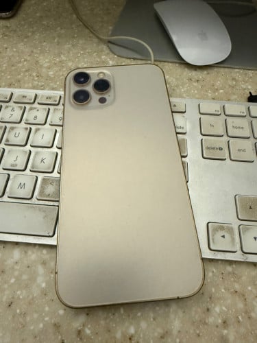 12 pro max ZP/A Gold 128g (99.99%) សំណុំហ្សុីន Battery 76%