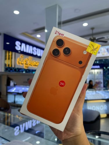 17promax Orange 256G X/A ធានា1ឆ្នាំ Sim1+ ESIM