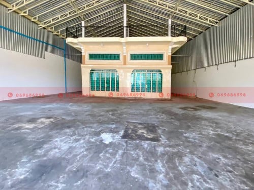 500 Sqm Commercial Warehouse For Lease On A Business Road, Sen Sok
