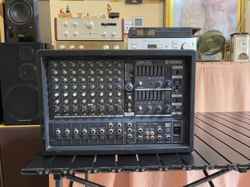Clear stock 100$ មកយកផ្ទាល់ Yamaha EMX88s mixer amplifierជាប់ Power 350W / វៃចេញ 400W+400W