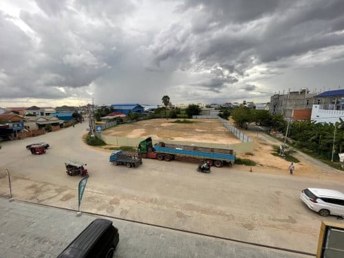 Commercial Corner Land for Rent Near Borey Chouk Va 2, Khan Sen Sok.